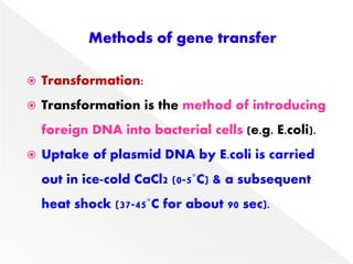 RECOMBINANT DNA TECHNOLOGY
