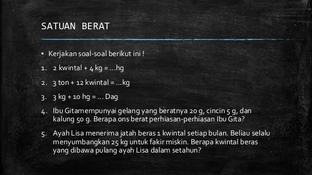 Latihan Soal Bab Pengukuran Sudut Waktu Panjang Berat Kuantitas
