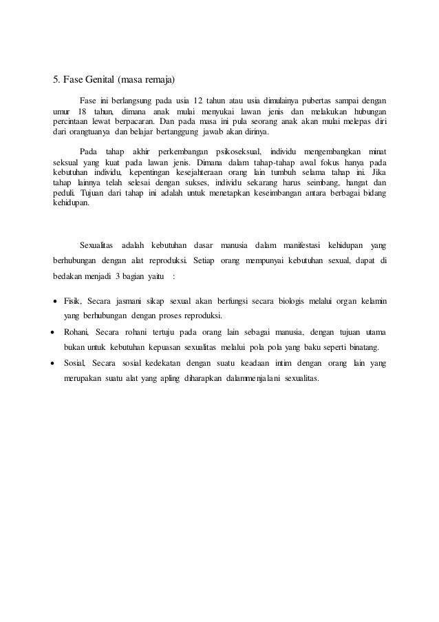 Perkembangan Seksual