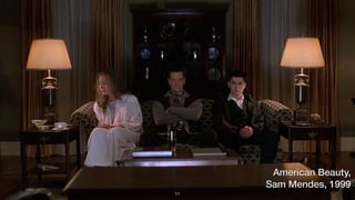 American Beauty,
Sam Mendes, 1999
11
 