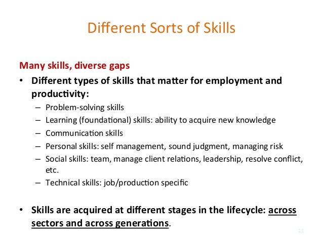 types of personal skills