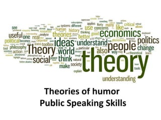 Theories of humor
Public Speaking Skills
 