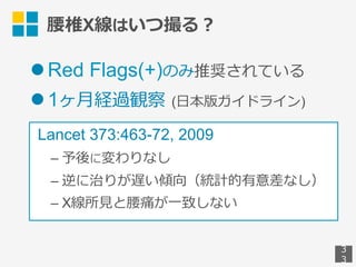 第6回 腰背部痛