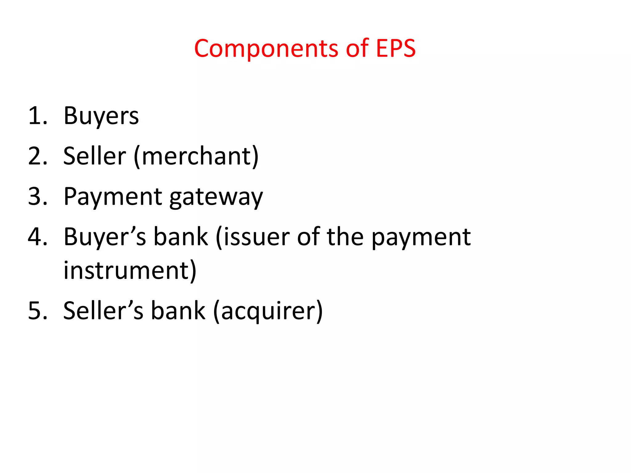 6. electronic payment systems | PPTX