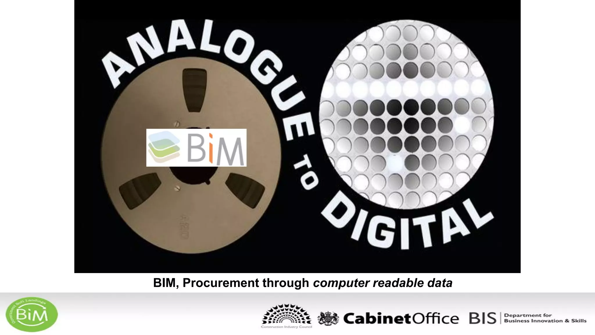 BIM, Procurement through computer readable data
 