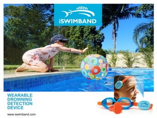 WEARABLE
DROWNING
DETECTION
DEVICE
www.iswimband.com
 