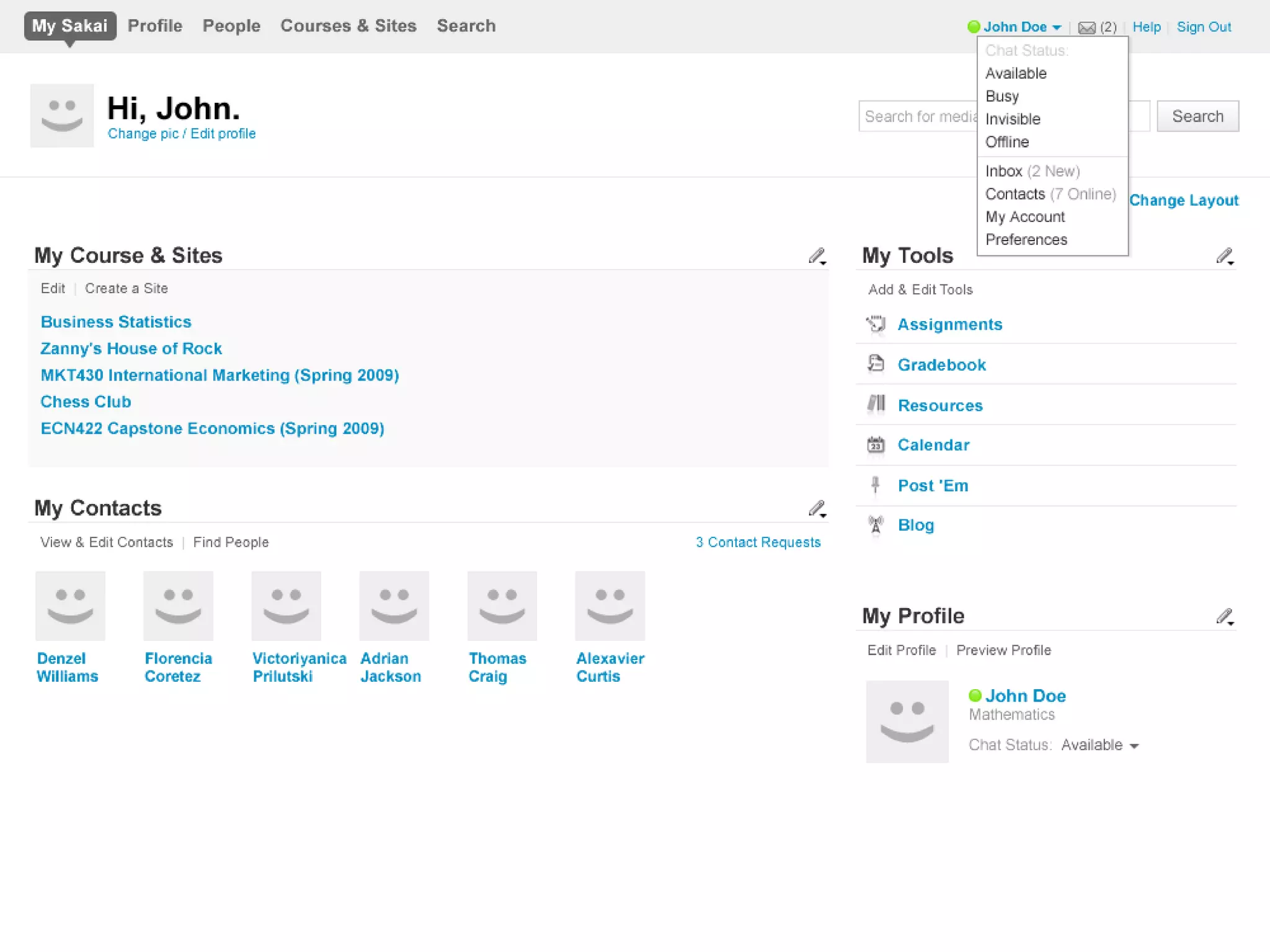 6-16-2009 Sakai 3: An Evolving Vision of the Future