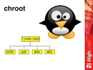 chroot
 