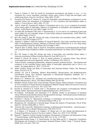 Tim Rhodes Formulation Formulation Development and Evaluation of Rosiglitazone Maleate ...