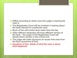 6. The Role Of Judges