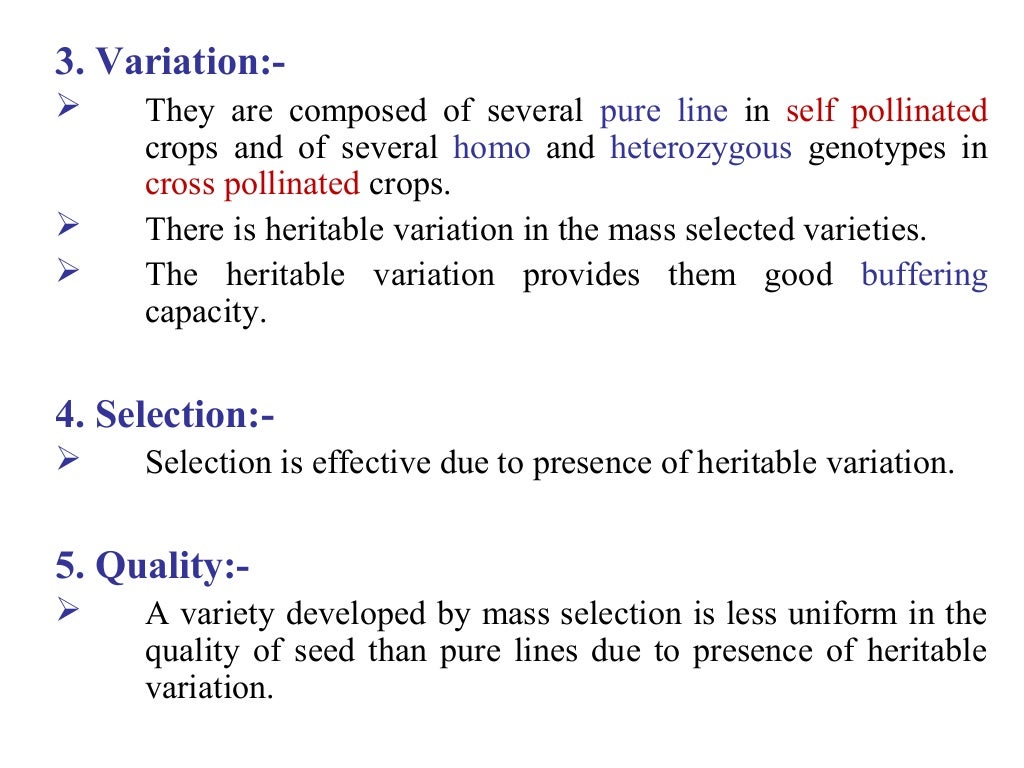 6. mass selection