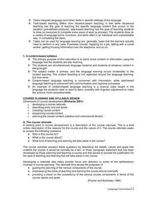 Language Description Questions Language Curriculum (6 of 16) | DOC