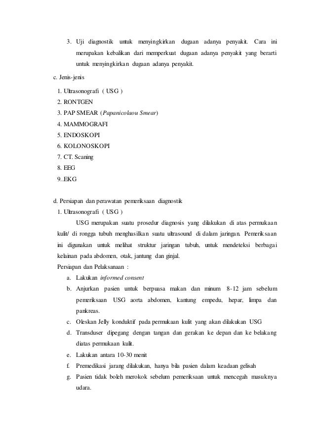 Diet Untuk Kolonoskopi Diet Dan Nutrisi