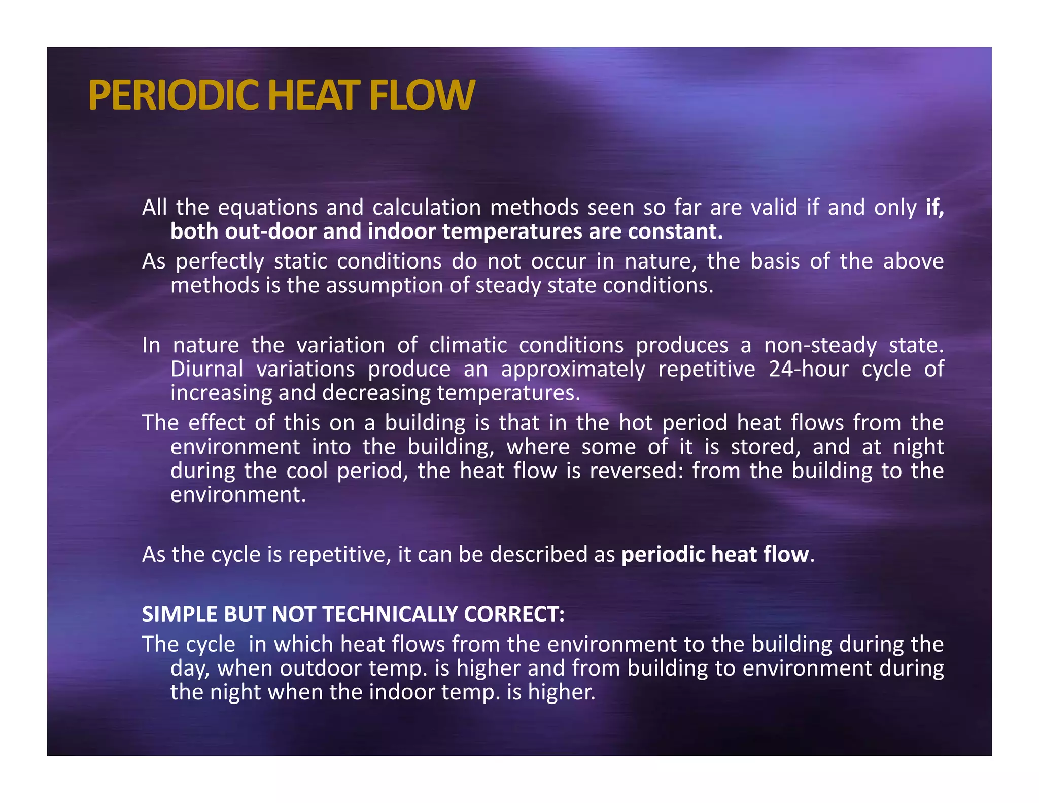 6. Thermal behaviour (heat exchange in buildings) | PDF