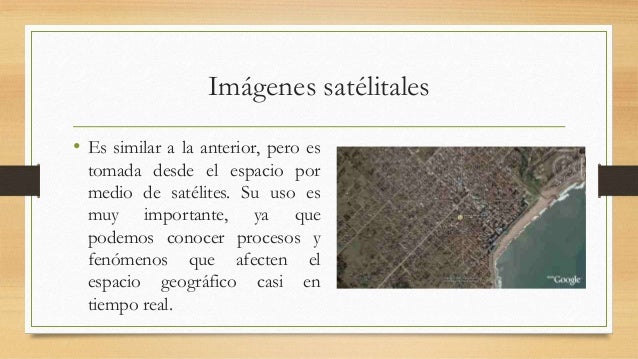 6. Tipos de representación del espacio geográfico
