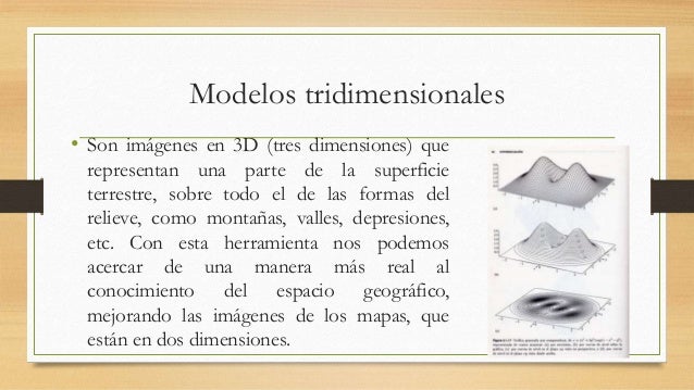 6. Tipos de representación del espacio geográfico