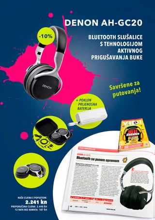 preporučena cijena: 2.490 kn
12 rata bez kamata: 187 kn
naša cijena s popustom:
2.241 kn
 