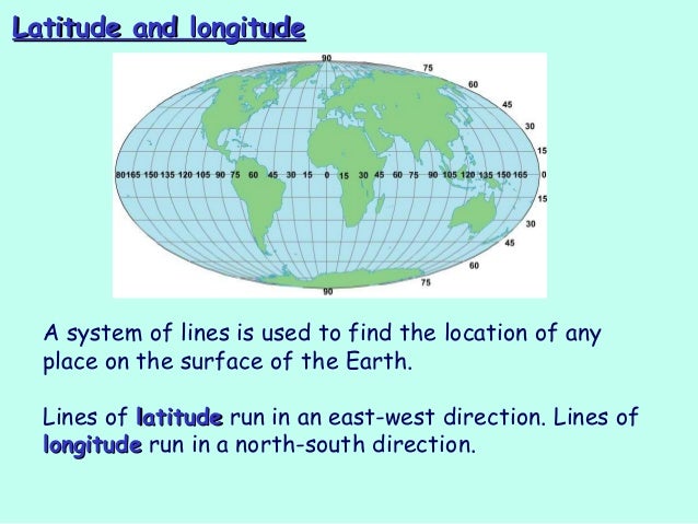 lines of latitude and longitude
