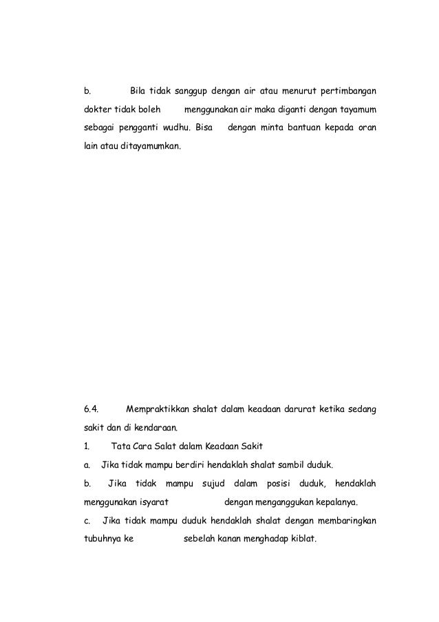 6 Sholat Jama Qashar