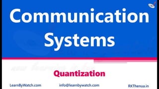 quantization | Communication Systems