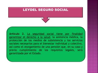 Unidad 6 - La seguridad social | PPTX