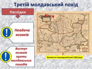 Третій молдавський похід
Наслідки
Валахія на голландській мапі 1650 року
 