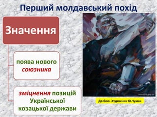 Перший молдавський похід
До бою. Художник Ю.Чумак
 