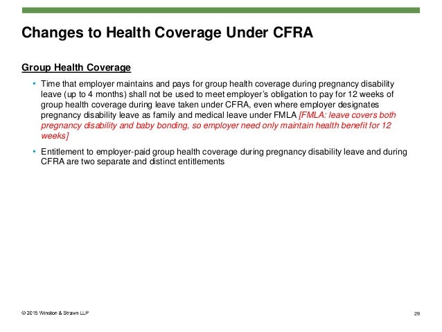 under covered cfra family members Family to the California Briefing Revisions Regarding