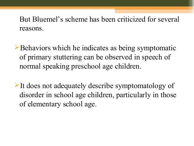 What are the possible causes of sudden onset of stuttering in a preschool child?