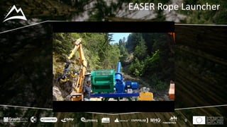 This project has received funding
from the European Union’s
Seventh Framework Programme
for research, technological
development and demostration
under grant agreement no 604129
EASER	Rope Launcher
9
 