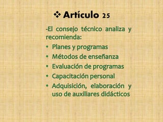 Artículo 25
 