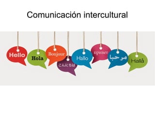Comunicación intercultural
 
