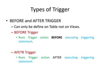 6. triggers | PPT