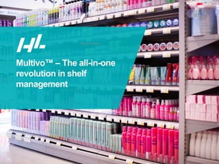 Multivo™ – The all-in-one
revolution in shelf
management
Change to tagline
 