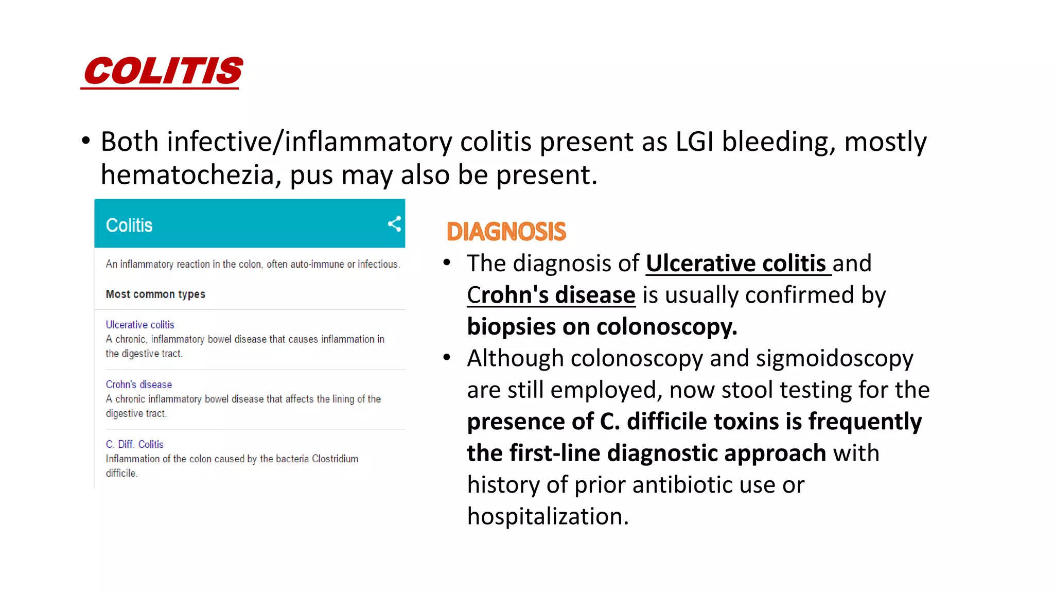 LOWER GI BLEEDING | PPTX