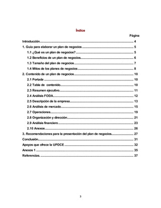 GUIA PARA ELABORAR UN PLAN DE NEGOCIOS | PDF