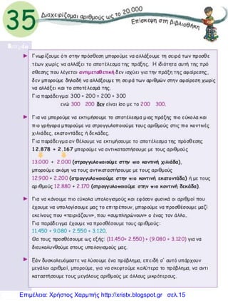 Επιμέλεια: Χρήστος Χαρμπής http://xristx.blogspot.gr σελ.15
 