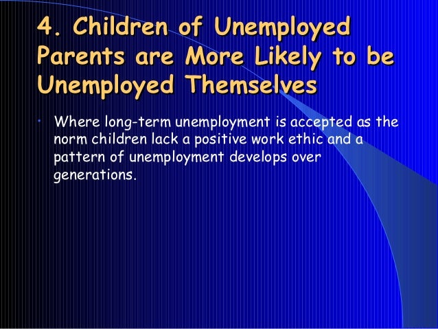 causes and effects of unemployment pdf