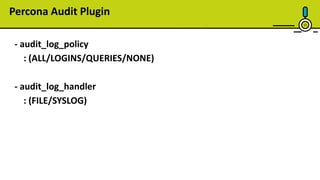 MySQL Audit using Percona audit plugin and ELK | PDF