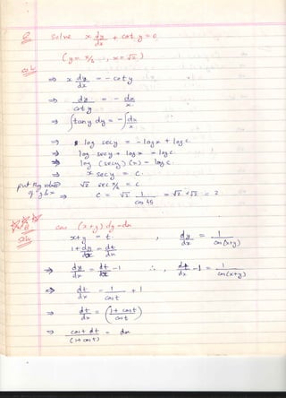 Engineering Mathematics 1 :- Class 6 | PDF