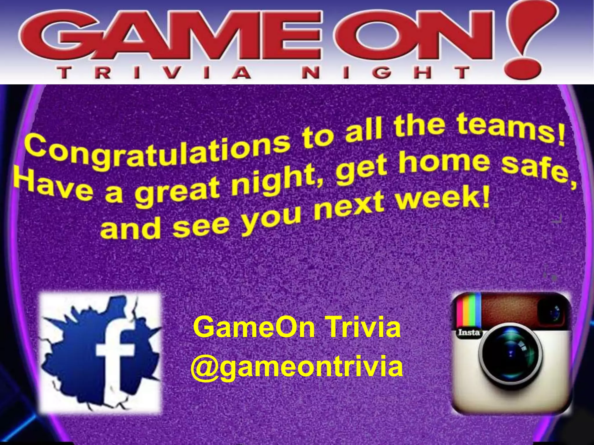 GameOn Trivia
@gameontrivia