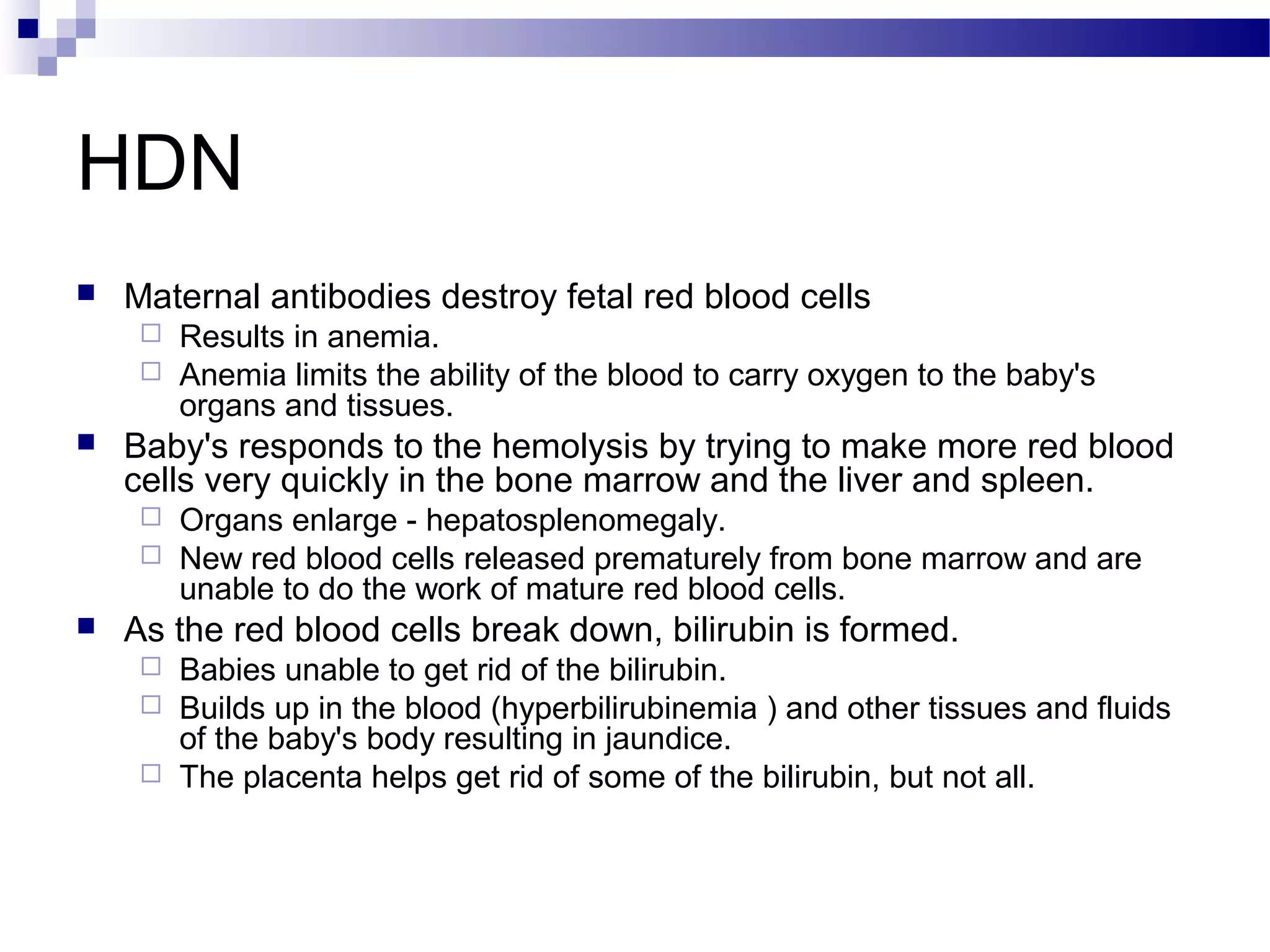 Hemolytic disease of the newborn. Diagnosis & Treatment | PPT