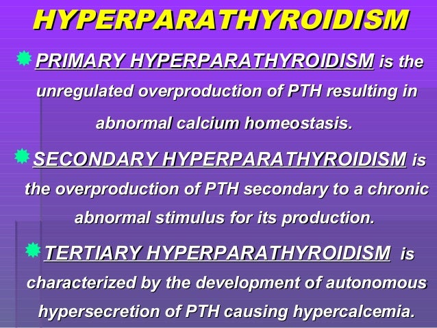 hyperparathyroidism hypoparathyroidism parathyroid adenoma adenomas