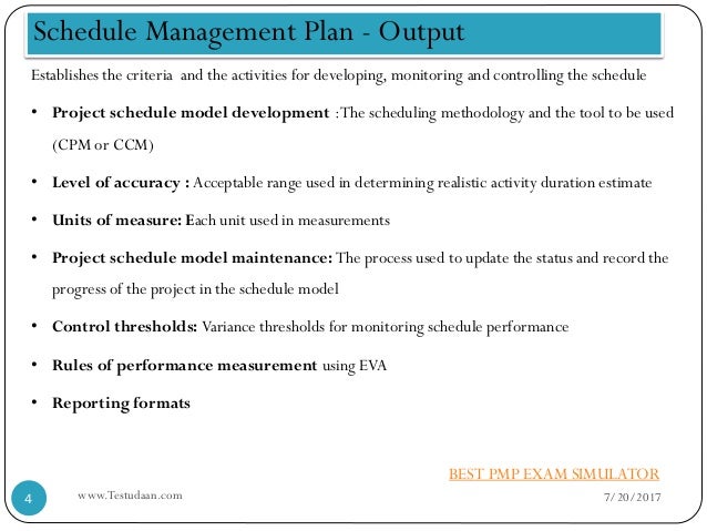 6 schedule management