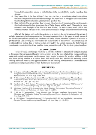 The Utilization of Cloud Computing as Virtual Machine | PDF