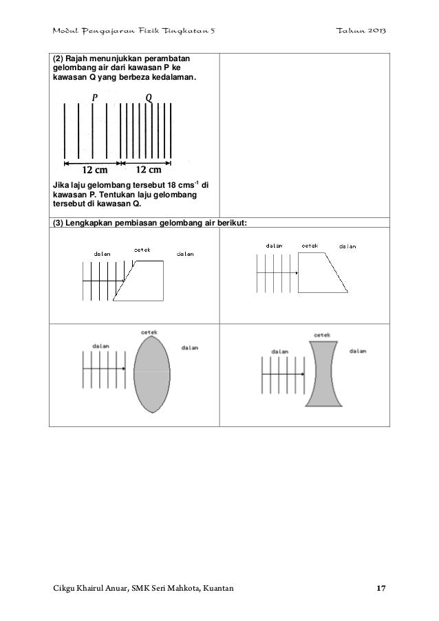 22+ Jawapan Modul Pengajaran Fizik Tingkatan 4 Cikgu Khairul Anuar Gif