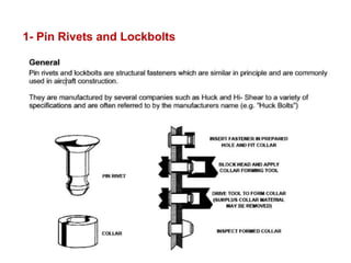 1- Pin Rivets and Lockbolts
 