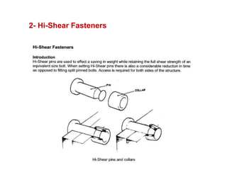 2- Hi-Shear Fasteners
 