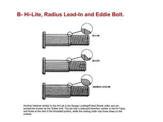 B- Hi-Lite, Radius Lead-In and Eddie Bolt.
 