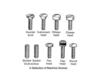 A Selection of Machine Screws
 